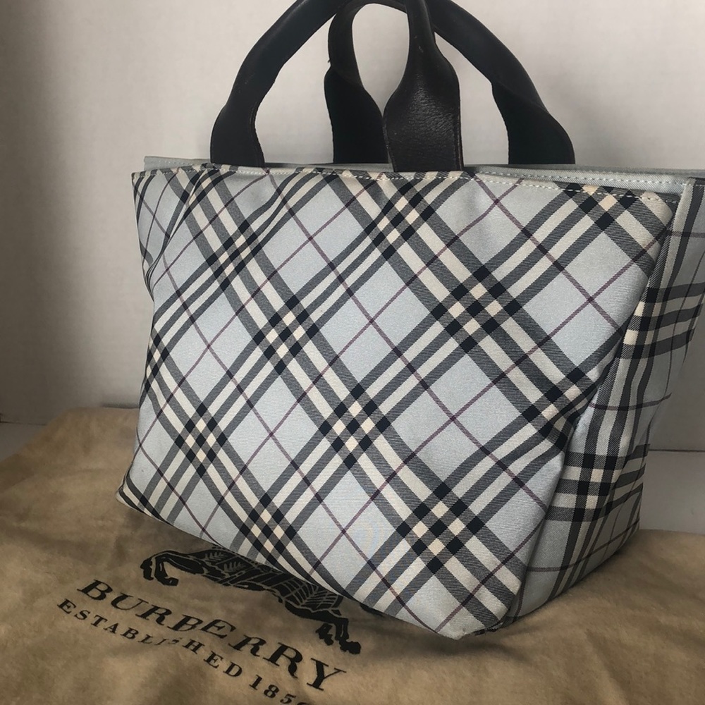 ✋🛑PRICE DROP ✋AUTHENTIC BURBERRY BAG HANDBAG BLUE LABEL NOVA CHECK.